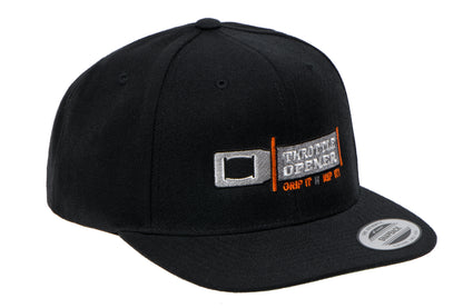 Embroidered Logo Snap-Back Hat