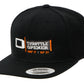 Embroidered Logo Snap-Back Hat
